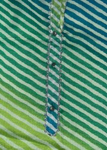 Lime &amp; Teal Striped Kurti Set