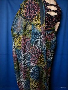 Bandhani Print Saree