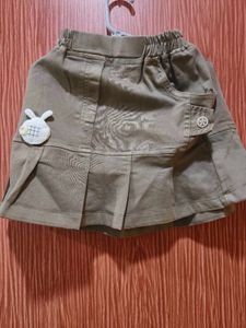 Cute Girls&#39; Top and midi set