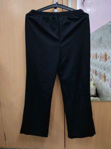 Black Casual Stretchable Trousers  (CO)