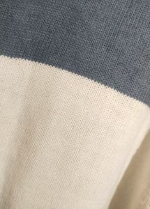 Oversize Winter Unisex Top Grey And White.Little