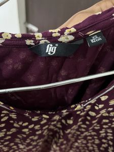 Fig Floral Printed Women T-shirt