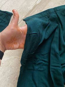 Dark Green Kurta Set 3 Piece