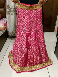 Magente Lehenga With Blouse Chunni