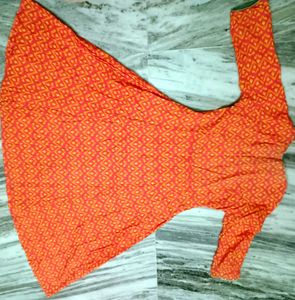 Trending Orange Colur Top