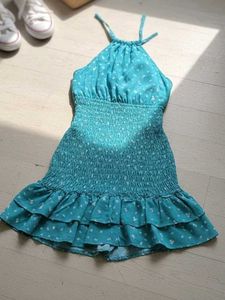 Floral Halter Mini Dress