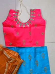 No.32 Blue Lehanga Choli