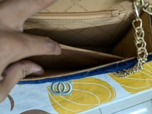 Lino Perros Blue Handbag