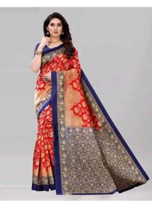 Red &amp; Gold Banarasi Saree