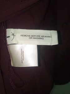 Burgundy Shirt Dress