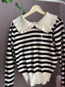 Black And White Sweater