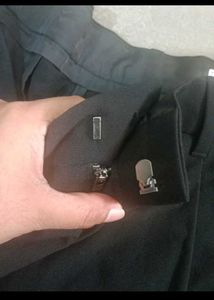 Wide Leg black pant for Men
