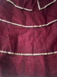 Heavy Ethnic Flare Skirt