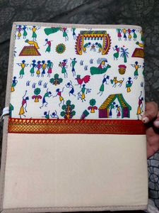 Handcrafted Warli Art File Folder