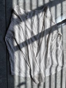 White Long Sleeve Top