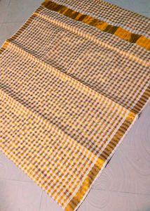 Kerala Traditional Cotton Blend Saree