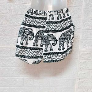 Size Small Elephant Print Shorts