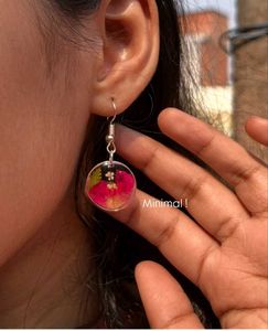 Real Flower earrings