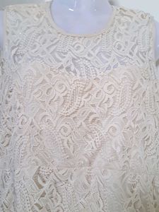 Lace Overlay Gown