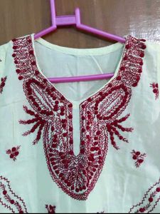 Rose Embroidery Kurti
