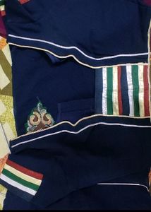 New Georgette Saree With stitched blouse