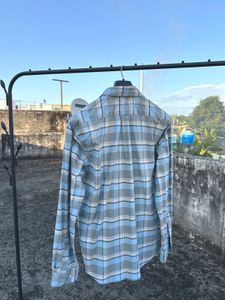 Blue Plaid Shirt
