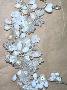 White Floral Hair Vine
