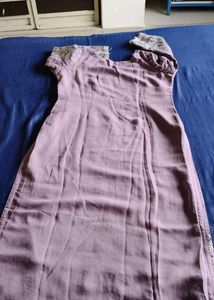 Lavender Pakistani Kurta Set