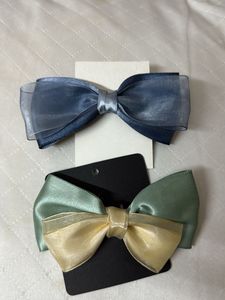 Handmade Cute Bow Hair Clips (Set of 2)