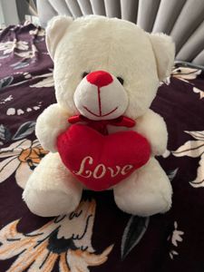 Cute Teddy Bear with Love Heart