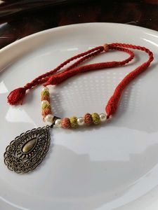 Thread Work Necklace