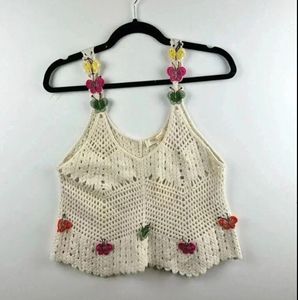 Crochet Butterfly Tank Top