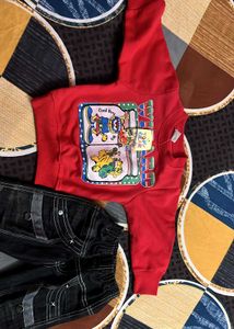 Infants Kid Boys Tshirt And Jeans