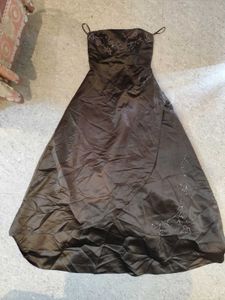 Elegant Brown beaded Dress