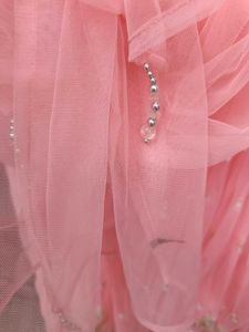 Bright Baby Pink Lehenga Dupatta Set