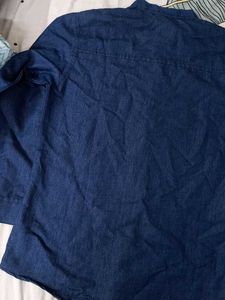 Denim Button-Down Shirt