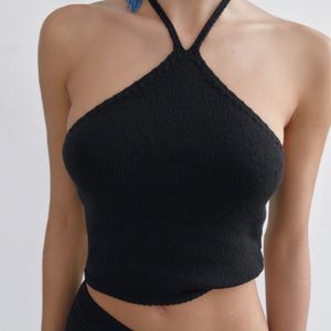 Zara Limited Edition Knitted Halter Top