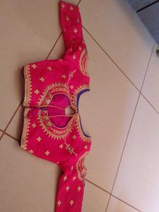 Pink Embroidered Blouse