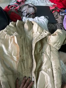 Beige Puffer Jacket