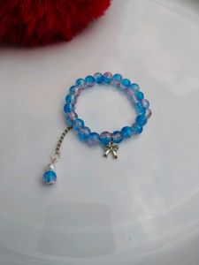 Blue Beaded Bracelet