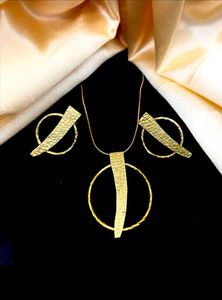Stylish Brass Western Necklace Set