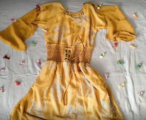 Embroidered Midi Frock