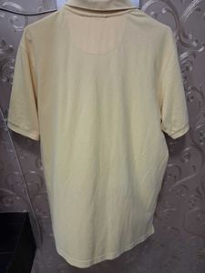 Celio Yellow Polo T-Shirt