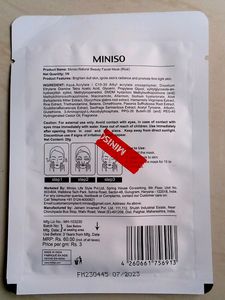 Miniso Face Sheet Mask