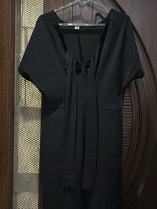 Black Tie Front Midi jumpsuit.NOT WORN EVEN ONCE.