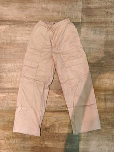 Beige Cargo Pants