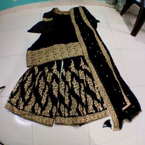 Black Colour Beautiful Up And Down Set.