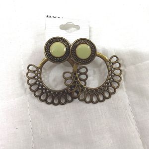 Vintage-Style Gold Earrings