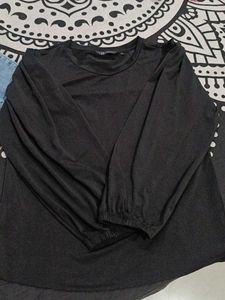 Combo Of Light Wash Jeans &amp; Black Top Set