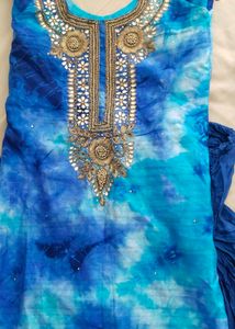 Patiyala Kurta Set With Dupatta